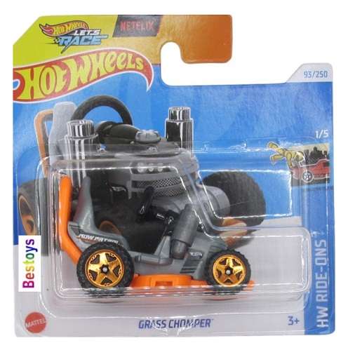 Hotwheels Hot Wheels 2024 93/250 Grass Chomper Lawnmower Ride-on Netflix "Let's Race"