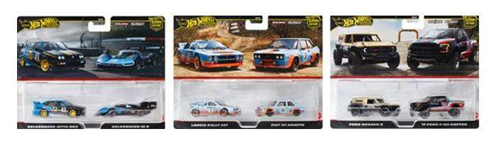 Hot Wheels Car Culture 2 pk Ford Bronco R + Ford F 150 F150 Raptor 2017