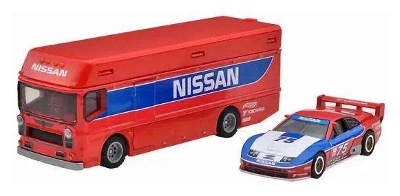 Hot Wheels Car Culture Team Transport 2024 Nissan 300 ZX 300ZX GTS 1994 + Euro Hauler Truck No 75