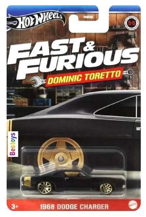 Hot Wheels Fast & Furious Dodge Charger 1968 Dominic Toretto