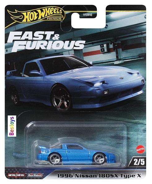 Hot Wheels Set Fast & Furious Ford SVT Nissan 180 SX Chevy Caprice Bentley Con Toyota FJ Land Cruise