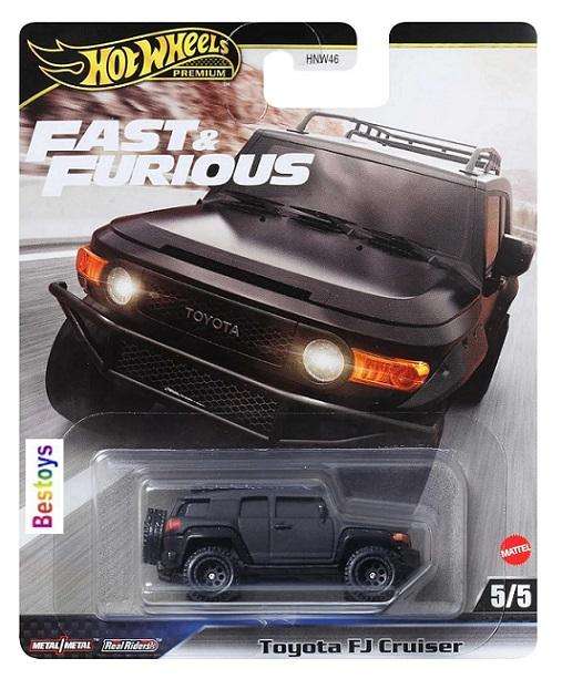 Hot Wheels Set Fast & Furious Ford SVT Nissan 180 SX Chevy Caprice Bentley Con Toyota FJ Land Cruise
