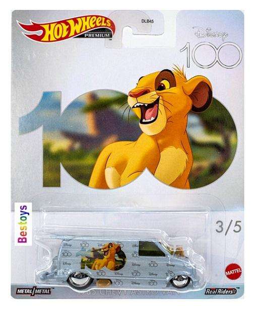 Hot Wheels Pop Culture Disney 100 Years Set Citroen Chevy Hiway Hauler Deco Dream Van