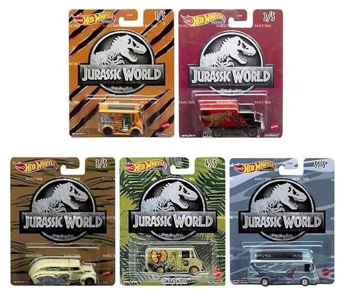 Hot Wheels Pop Culture Jurassic World Combat Medic "Dilophosaurus"
