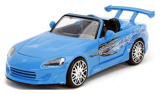 JADA 24103 2 pk Honda Integra 1995 + Honda S 2000 S2000 2001 Fast & Furious 1/32 scale