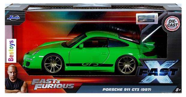 JADA 24037 Porsche 911 GT 3 GT3 997 Fast X Fast & Furious Movie Film TV