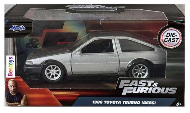 JADA 24037 Toyota Trueno AE86 1986 Fast & Furious Movie Film TV