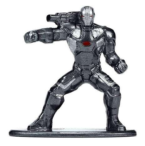 JADA Diecast Model Car 33082 Ford Mustang GT 2006 + War Machine Figurine Marvel Avengers 1/32 scale
