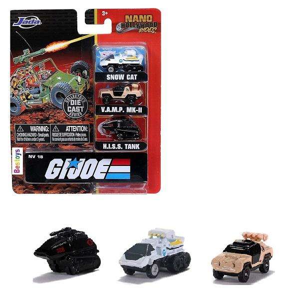 JADA 32083 Nano Set GI Joe Snow Cat VAMP Mk 2 HISS Tank