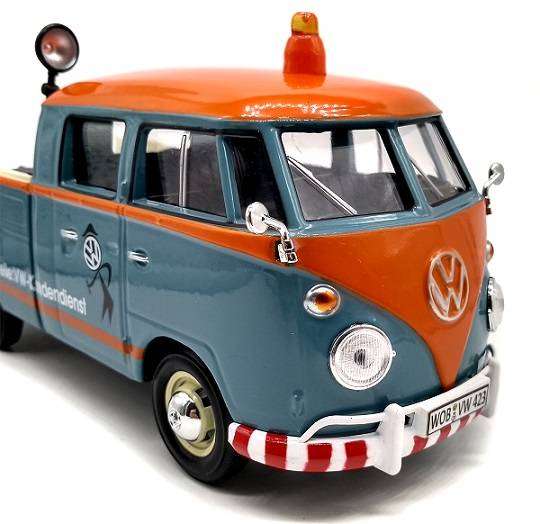 Motormax Motor Max 79555 VW Volkswagen Kombi T 1 T1 Double Cab Pickup Service