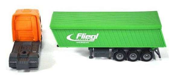 SIKU 1796 Mercedes Benz Actros Truck & Covered Tipper Trailer 1/87 HO