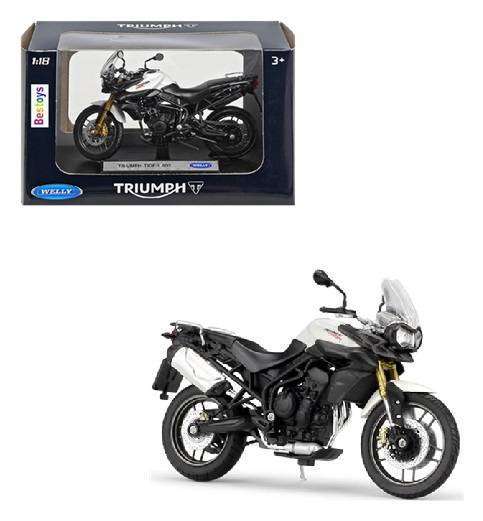 Welly 19660 Motorcycle Bike Triumph Tiger 800
