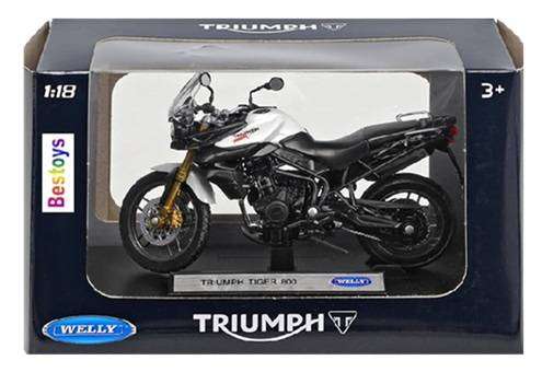 Welly 19660 Motorcycle Bike Triumph Tiger 800