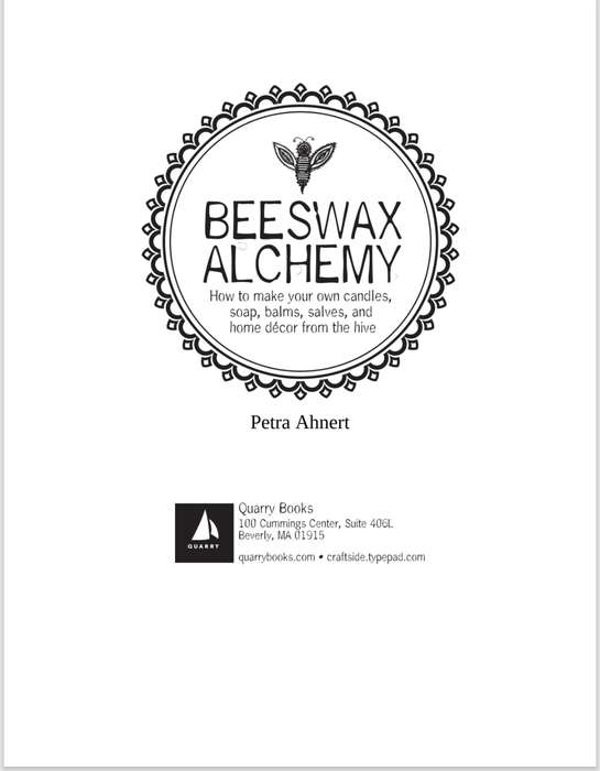 Beeswax Alchemy PDF EBOOK