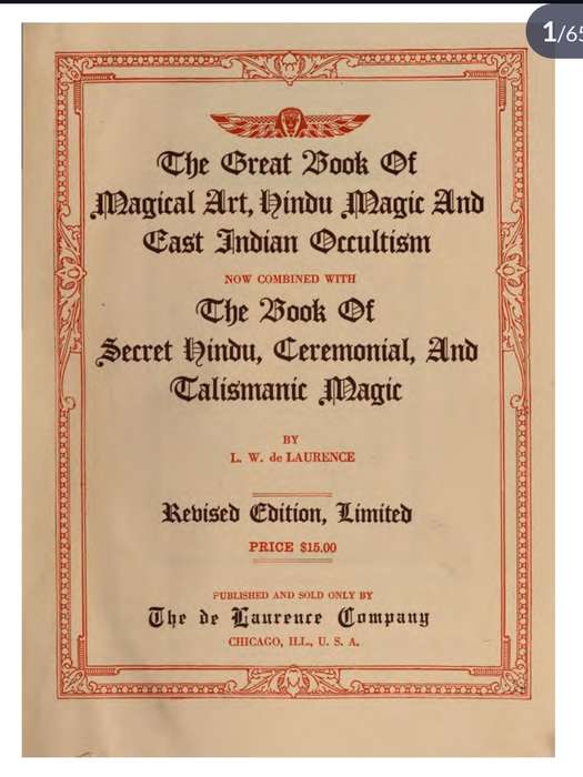The Great Book of Magical Art, Hindu Magic and East Indian Occultism PDF EBOOK