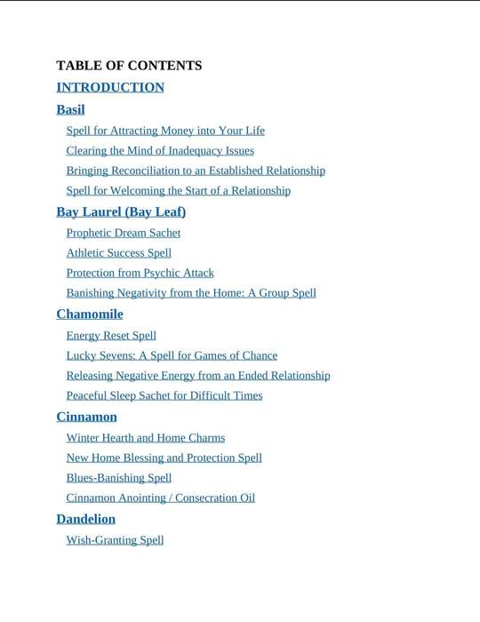 Wicxa Book of Herbal Spells PDF EBOOK