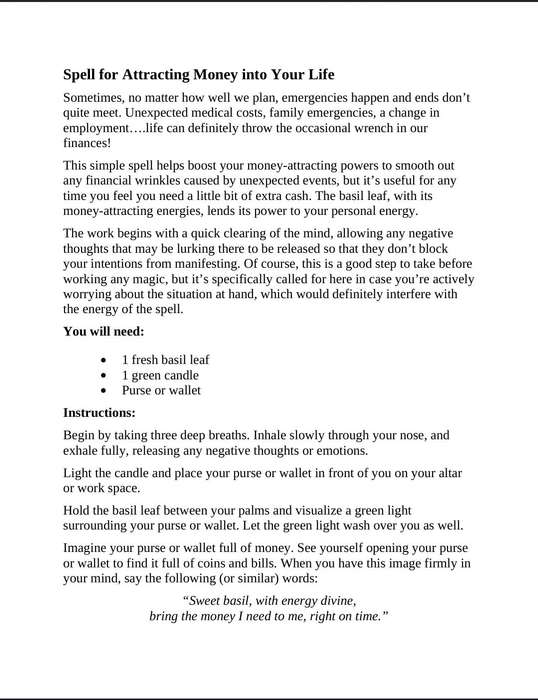 Wicxa Book of Herbal Spells PDF EBOOK