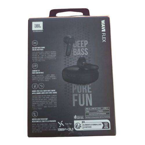 JBL Wave Flex  True Wireless Earbuds (Black)