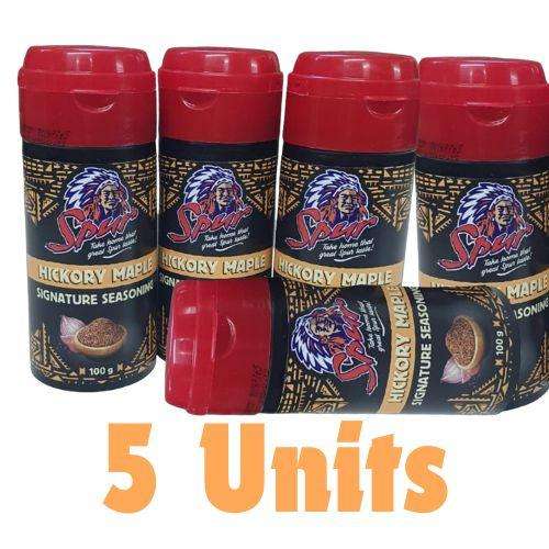 Spur Hickory Maple Signature Seasoning  Bundle of 5 Units (100g Each)