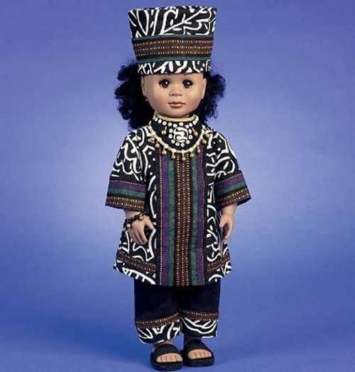 McCalls Crafts - M6855 - International Costumes for 18 inch Dolls - Sewing Pattern