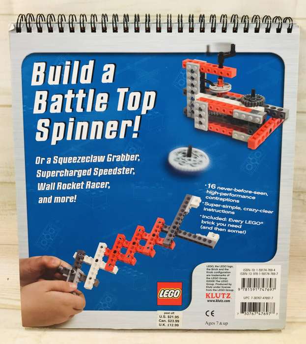 LEGO Crazy Action Contraptions Book and Parts