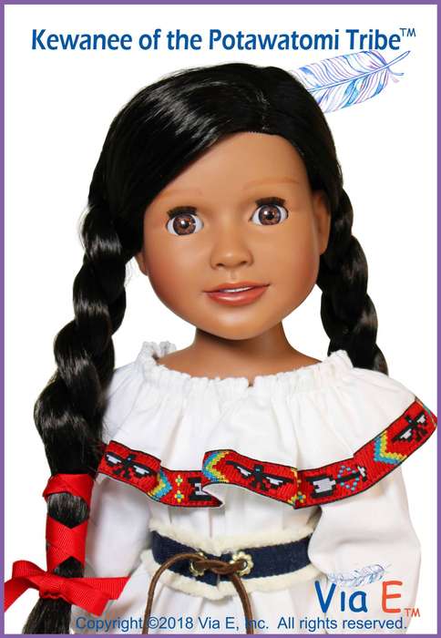 Via-E Dollfriend - Kewanee - 18 inch Slim Vinyl Doll