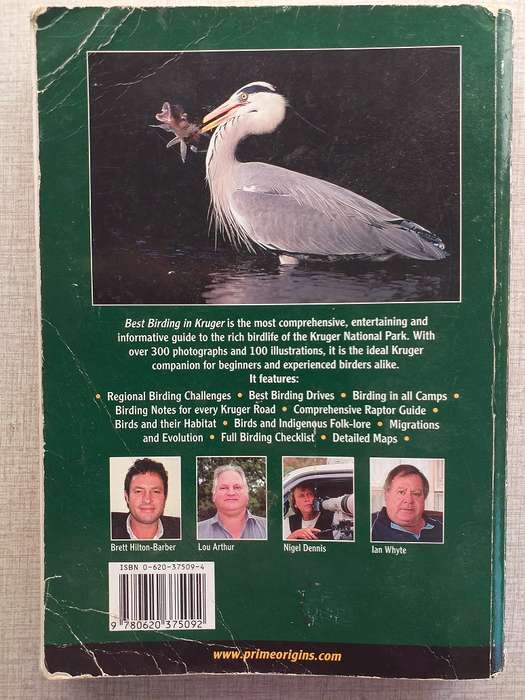 Prime Origins Guide to Best Birding in Kruger *** Reading copy ***