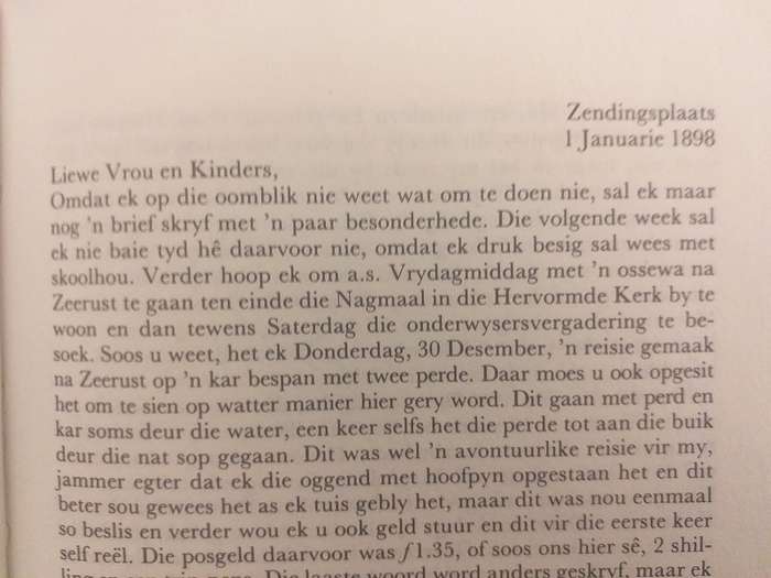 Briewe uit ou Transvaal (Jan Hoogeveen)