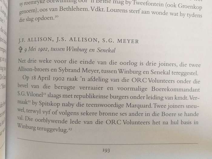 Boereverraaier (Albert Blake) Teregstellings tydens die Anglo Boereoorlog