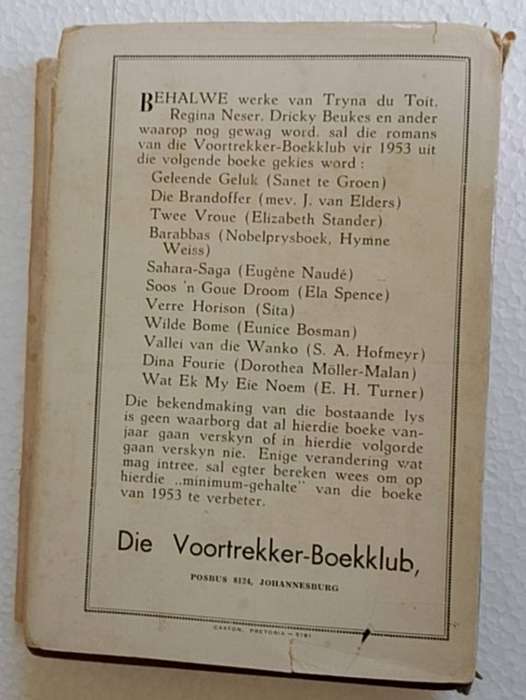 Die brandoffer (J van Elders) Prinsloo trek