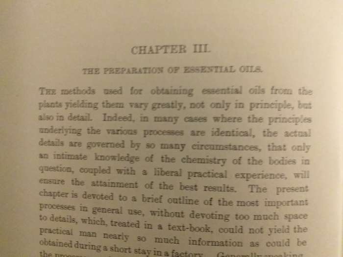 The Chemistry of Essential Oils and Artificial Perfumes (Ernest Parry) 1908