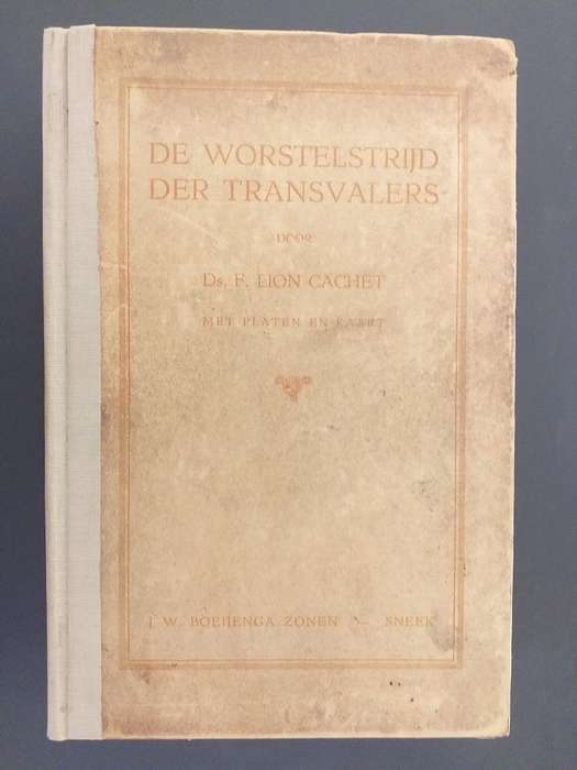 De Worstelstrijd der Transvalers door F Lion Cachet MET KAART !