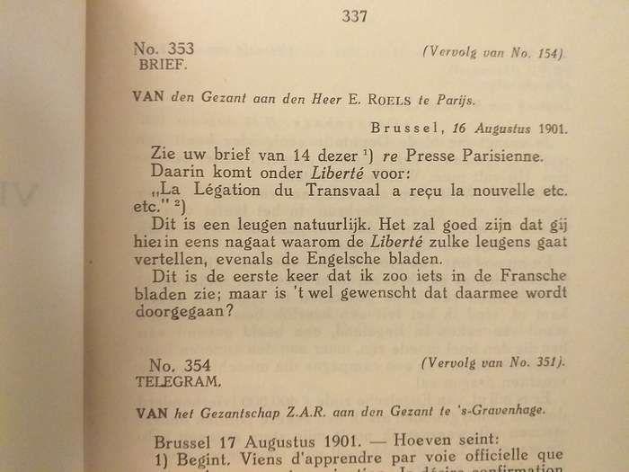 Dr WJ Leyds Vierde Verzameling Correspondentie 1900-1902 Deel 1 Tweede Band
