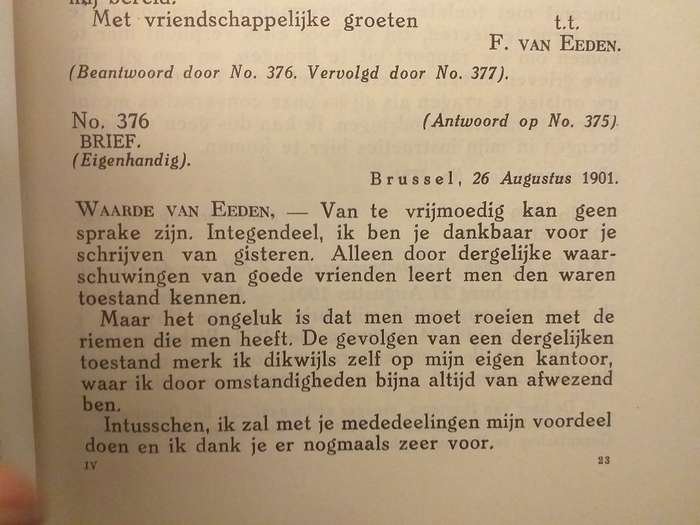 Dr WJ Leyds Vierde Verzameling Correspondentie 1900-1902 Deel 1 Tweede Band