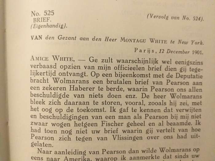 Dr WJ Leyds Vierde Verzameling Correspondentie 1900-1902 Deel 1 Tweede Band