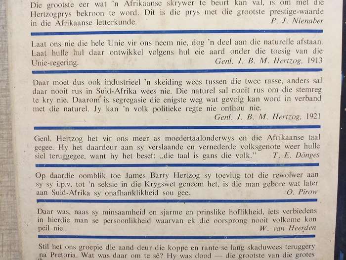 Gedenkboek vir Generaal Hertzog (PJ Nienaber et al)