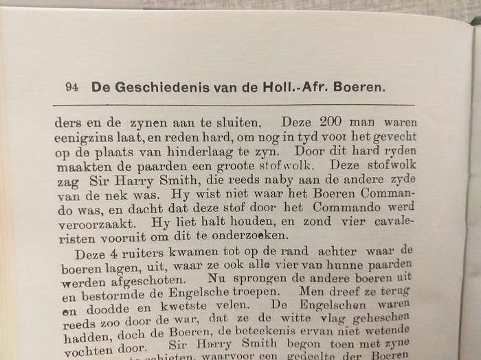 De Geschiedenis van de Hollands-Afrikaansche Boeren door JM Hattingh