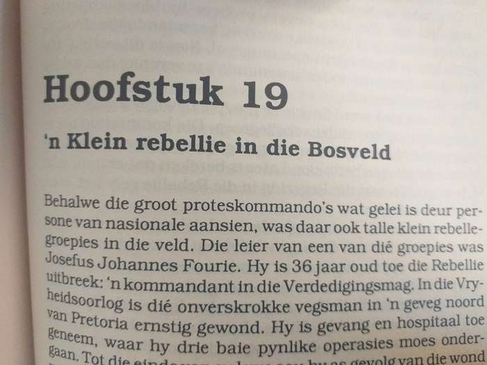 Gewapende Protes (PG Hendriks)  Die Rebellie