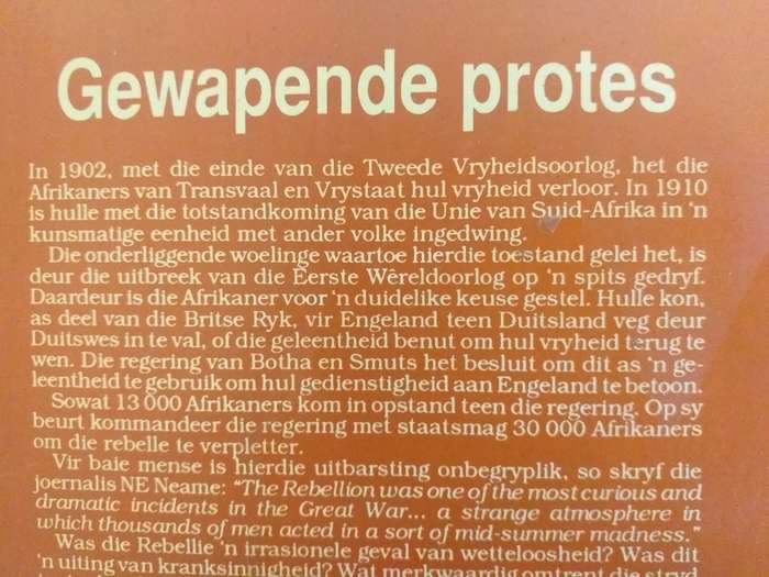 Gewapende Protes (PG Hendriks)  Die Rebellie