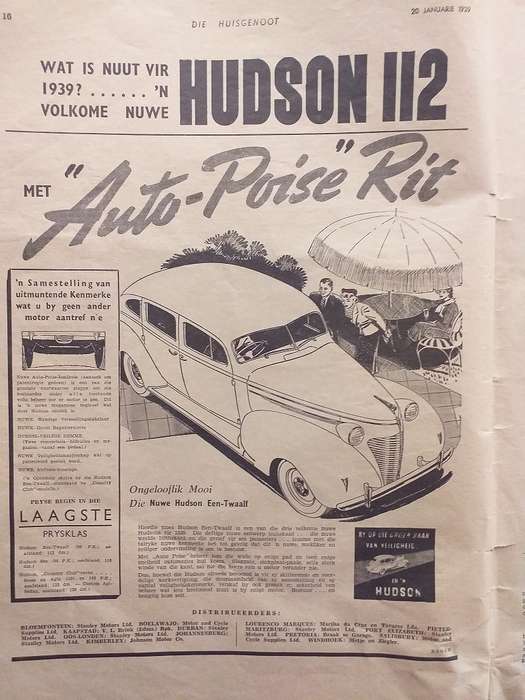Huisgenoot 1939 *** GEHAWENDE TOESTAND ***