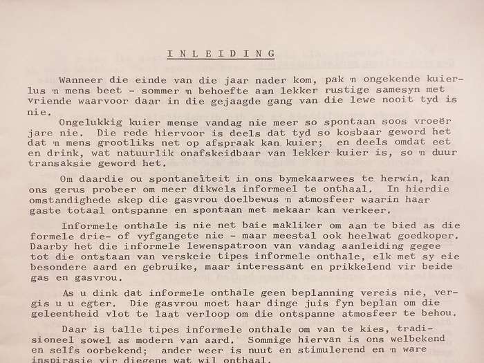Informele onthale (Nici Mare)