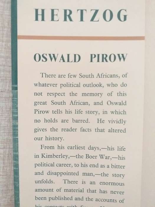 James Barry Munnik Hertzog (Oswald Pirow)