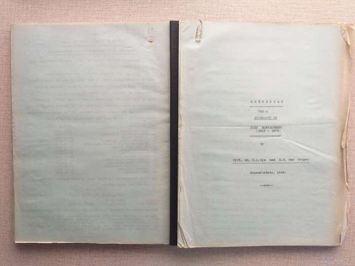 Reminiscences of John Montgomery founder of Burghersdorp - Original typed manuscript
