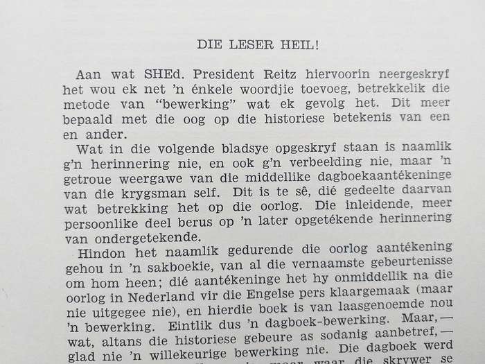 Kaptein Hindon Oorlogsavonture van n Baasverkenner (Gustav Preller)