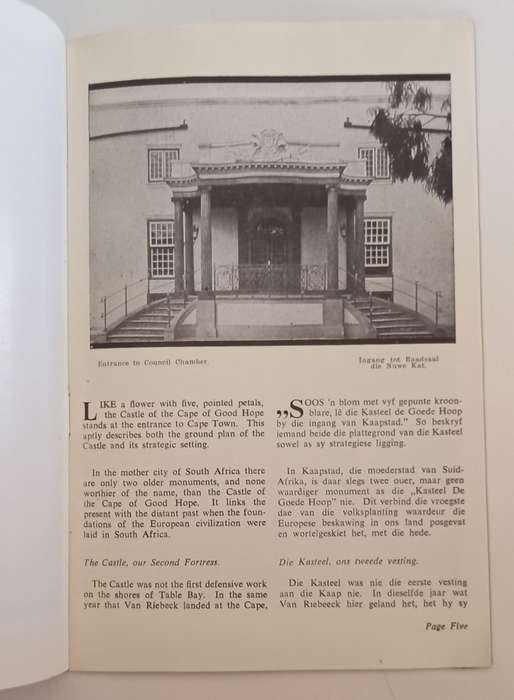 Het Kasteel de Goede Hoop (Bilingual Afrikaans English booklet)