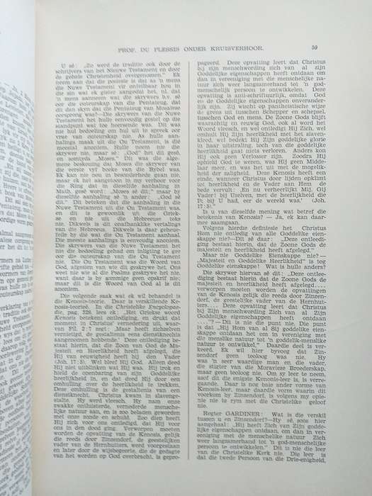 Die kerksaak tussen NG Kerk en Prof Du Plessis (1931)