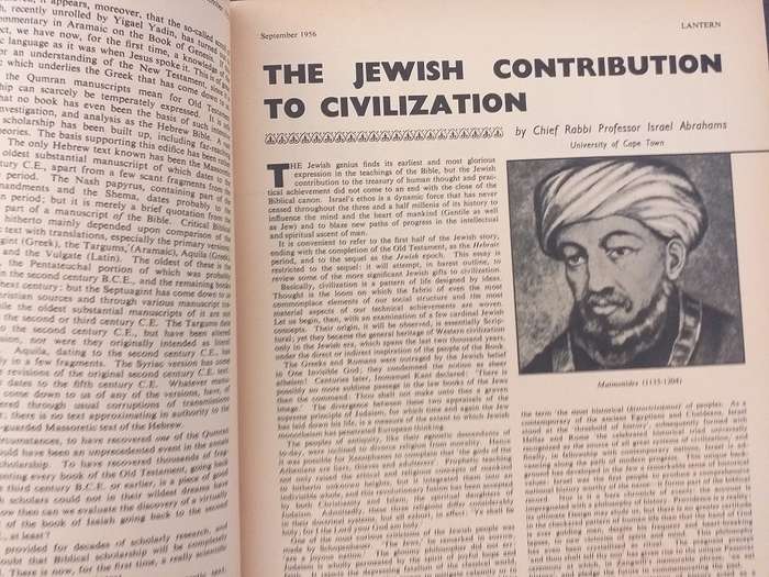 Lantern Tydskrif Magazine July-Sept 1956 vol 6 nr 1