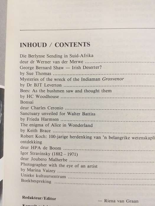Lantern Tydskrif Magazine Des 1982 vol 32 nr 1