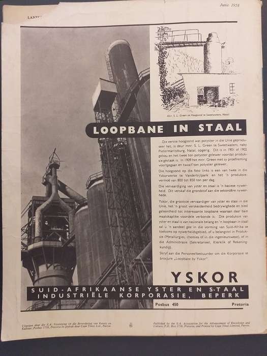 Lantern Tydskrif Magazine Apr Jun 1958 vol 7 nr 4