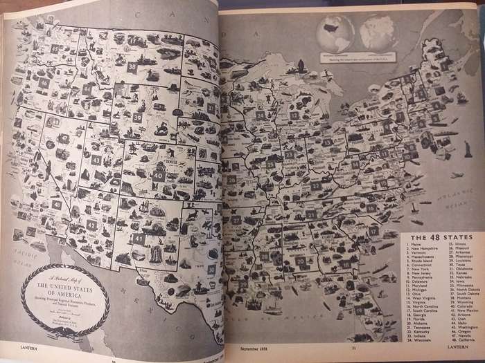 Lantern Tydskrif Magazine Jul - Sept 1958 vol 8 nr 1 Spotlight on the USA